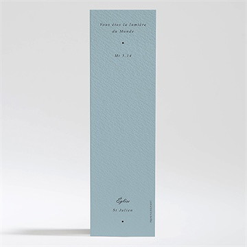 Signet baptême paix et joie ! - Dos du signet