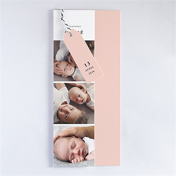 Faire-part naissance belle histoire - Faire-part assemblé