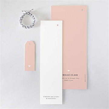 Faire-part naissance belle histoire - Dos du faire-part