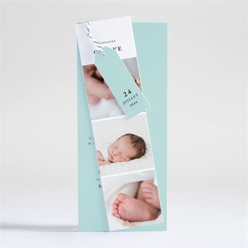 Faire-part naissance douce superposition