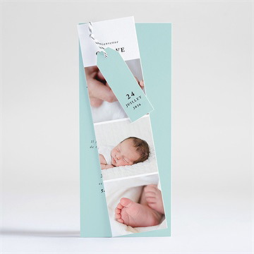 Faire-part naissance douce superposition