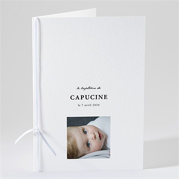 Livret de messe baptême photos miniatures