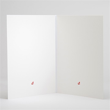 Livret de messe baptême initiale en cuivre végétal - Intérieur du livret