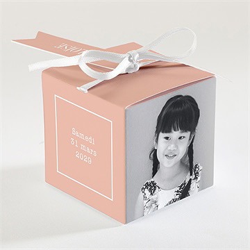 Boîte de dragées communion ma lumière - Dos de la boîte