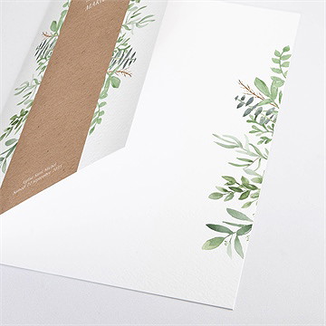 Livret de messe communion illustration végétale - Détail du livret