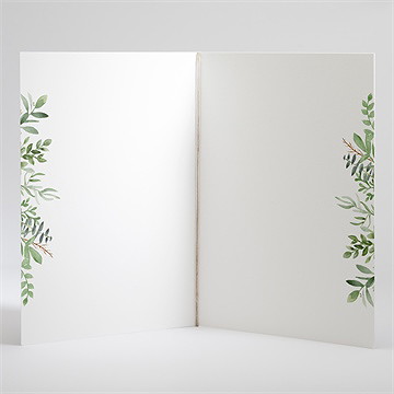 Livret de messe communion illustration végétale - Intérieur du livret