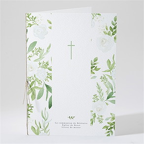 Livret de messe communion ornements