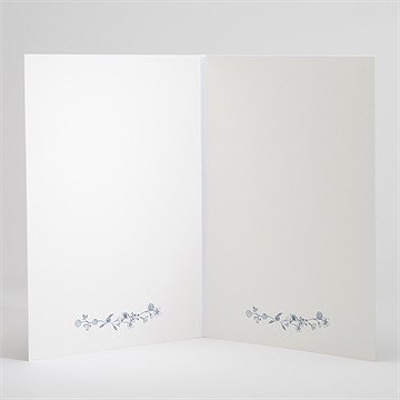 Livret de messe mariage composition végétale - Intérieur du livret