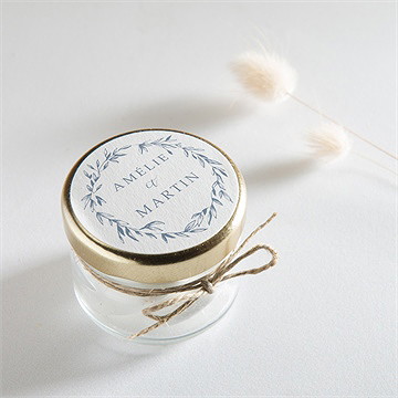 Sticker mariage composition végétale - Mise en situation