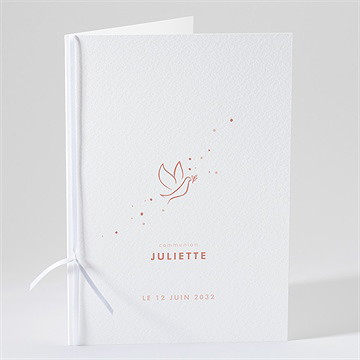 Livret de messe communion colombe dorée