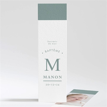 Signet baptême annonce en or