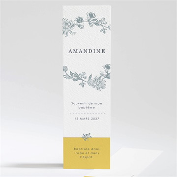 Signet baptême joli portrait