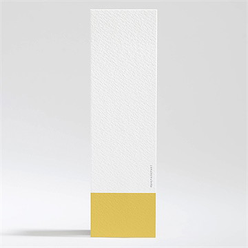 Signet baptême joli portrait - Dos du signet