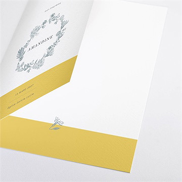 Livret de messe baptême joli portrait - Détail du livret