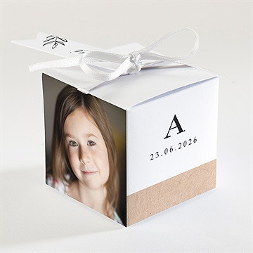 Boîte de dragées communion l'évidence - Dos de la boîte