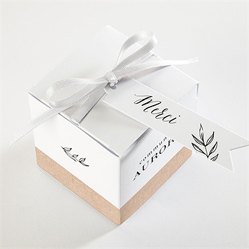 Boîte de dragées communion l'évidence - Dessus de la boîte