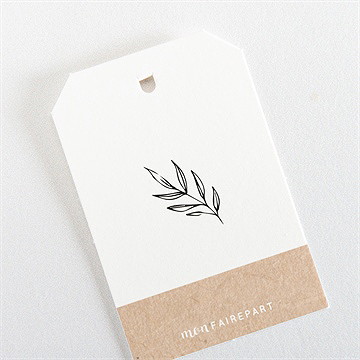 Etiquette communion l'évidence - Dos de l'étiquette