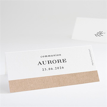 Marque-place communion l'évidence