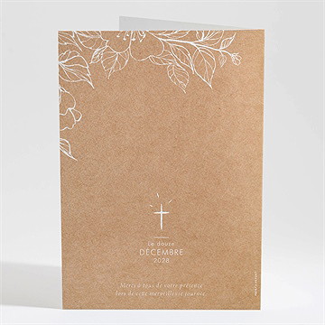 Livret de messe communion illuminations - Dos du livret