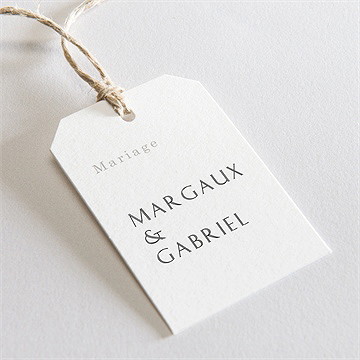 Etiquette mariage tendre couronne