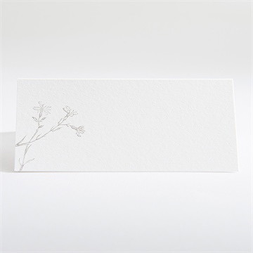 Marque-place mariage tendre couronne - Dos du marque-place