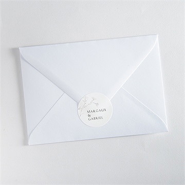 Sticker mariage tendre couronne - Mise en situation