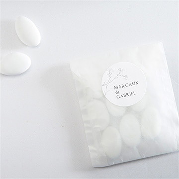 Sticker mariage tendre couronne - Mise en situation