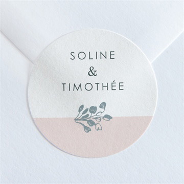 Sticker mariage guirlande de fleurs