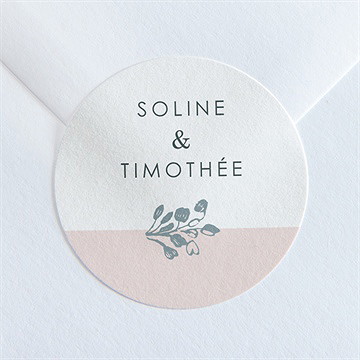 Sticker mariage guirlande de fleurs