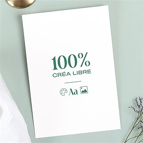 Invitation anniversaire de mariage portrait 100% personnalisable