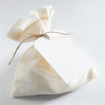 Etiquette communion vierge 4 x 6 cm - Mise en situation