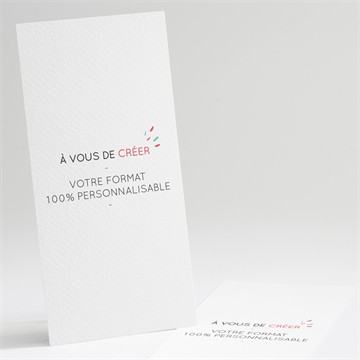 Menu anniversaire de mariage vierge de 10 cm x 21 cm