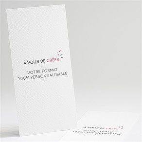 Menu anniversaire de mariage vierge de 10 cm x 21 cm