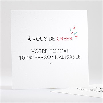 Invitation anniversaire de mariage invitation 100% à créer