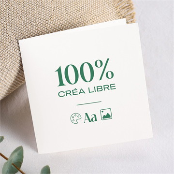 Faire-part mariage livret à personnaliser