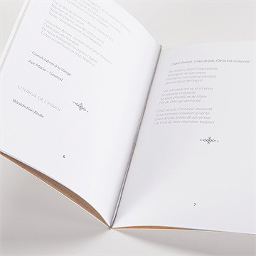 Livret de messe communion première communion - Mise en situation