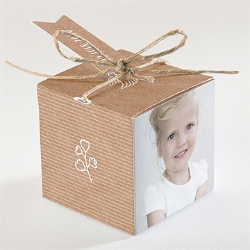 Boîte de dragées communion première communion - Dos de la boîte