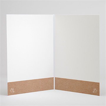 Livret de messe baptême pele mele photo original - Intérieur du livret