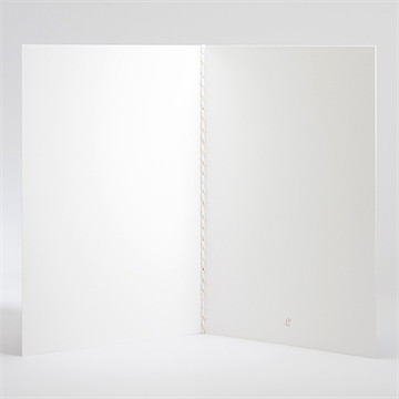 Livret de messe baptême colombe beige rosé - Intérieur du livret