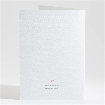 Livret de messe communion cuivré végétal - Dos du livret