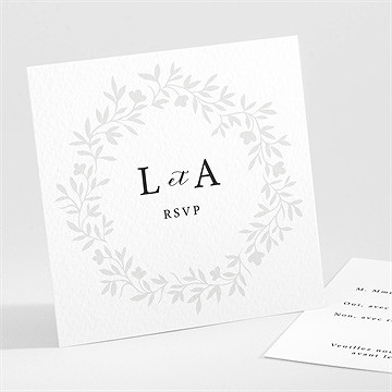 Carton réponse mariage sublime