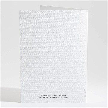 Livret de messe mariage sublime - Dos du livret