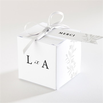 Boîte de dragées mariage sublime