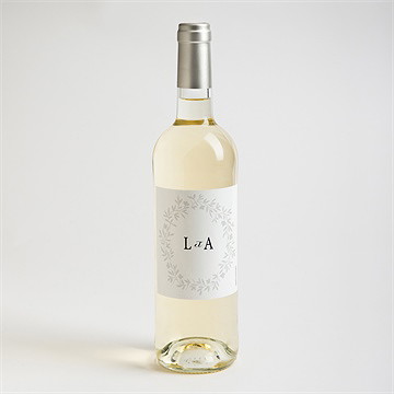 Etiquette de bouteille mariage sublime - Mise en situation