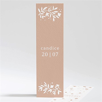 Signet baptême belle couronne gaufrage