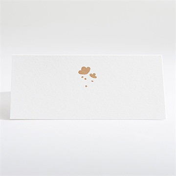 Marque-place mariage gravure - Dos du marque-place