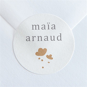 Sticker mariage gravure