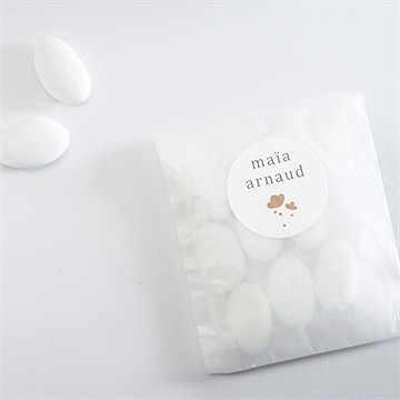 Sticker mariage gravure - Mise en situation