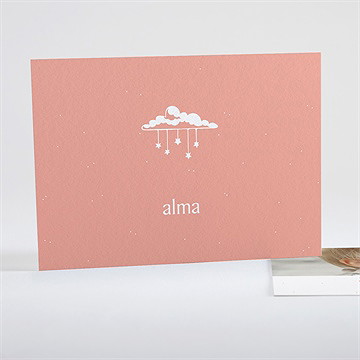 Remerciement naissance tout en un naissance fille