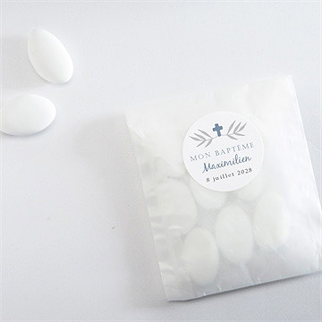 Sticker baptême mosaïque de photos - Mise en situation